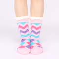 Chaussettes de pantoufles en peluche thermique chaude hivernale pour adulte